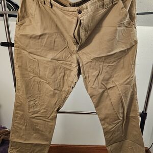 Duluth Trading Co Tan Chinos Classic Cotton Blend